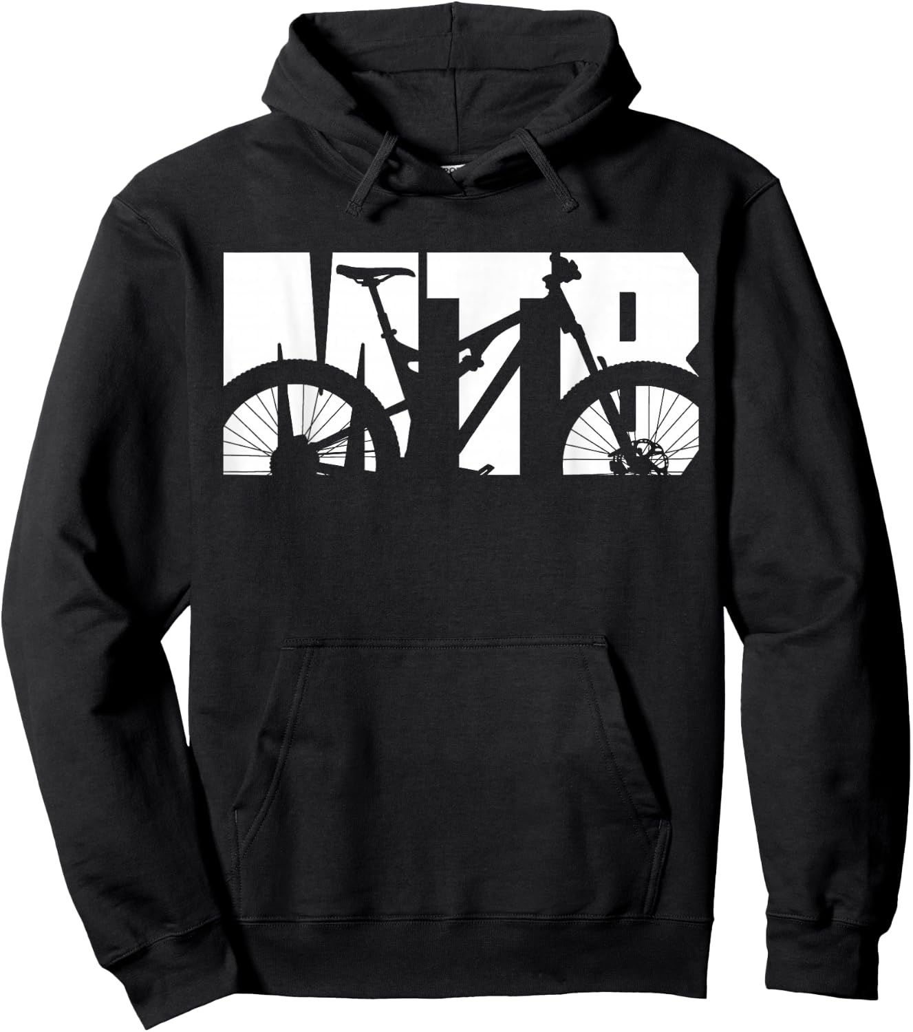 MTB Mountain Bike Shirt for Mountain Biker Hoodie - Hoodie | Black
