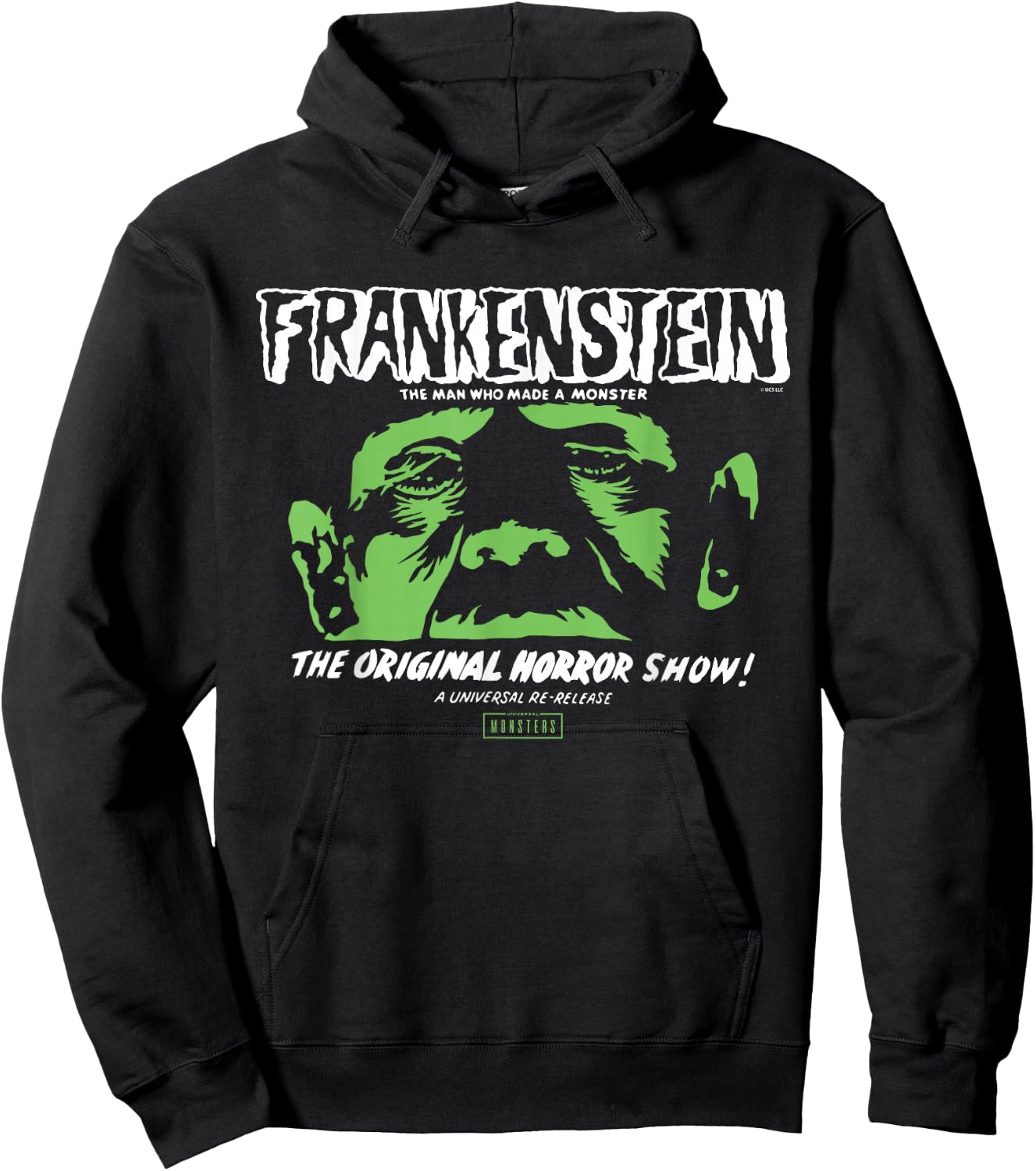 Universal Monsters Frankenstein The Original Horror Show Hoodie - Hoodie | Black