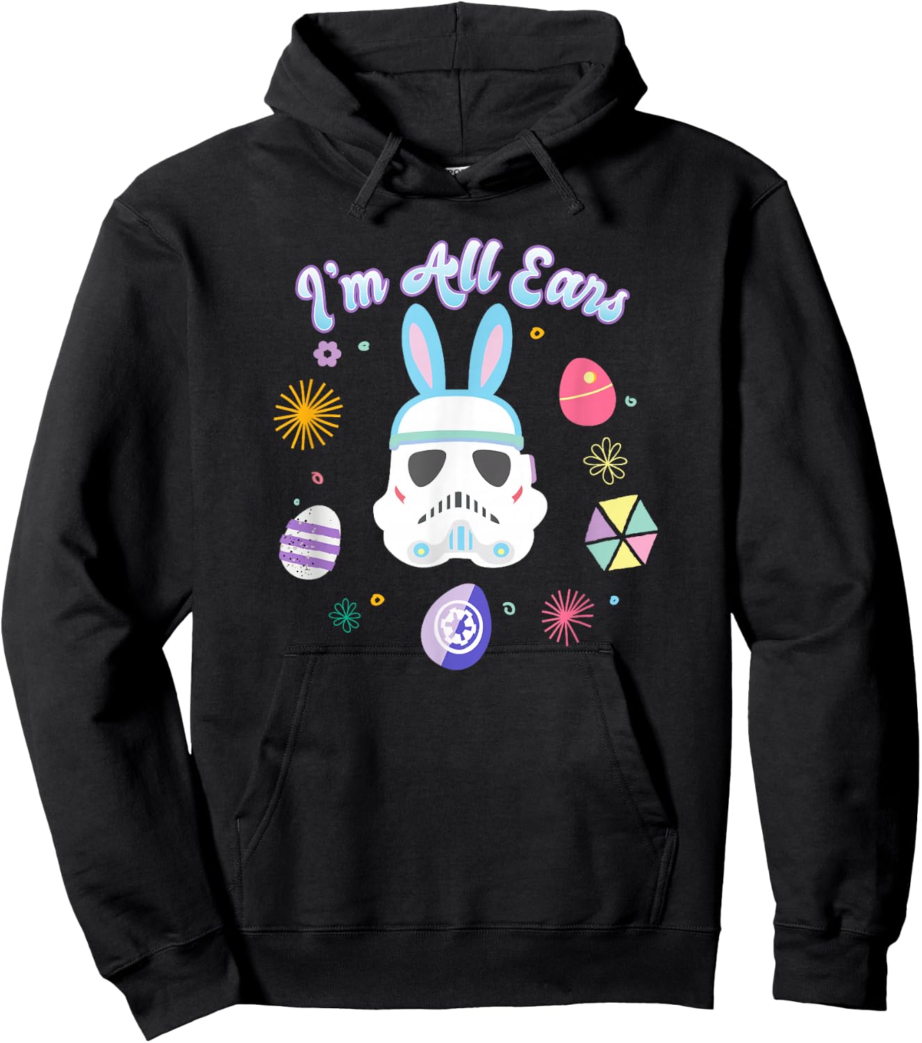 Star Wars Stormtrooper Easter Bunny Ears Hoodie - Hoodie | Black