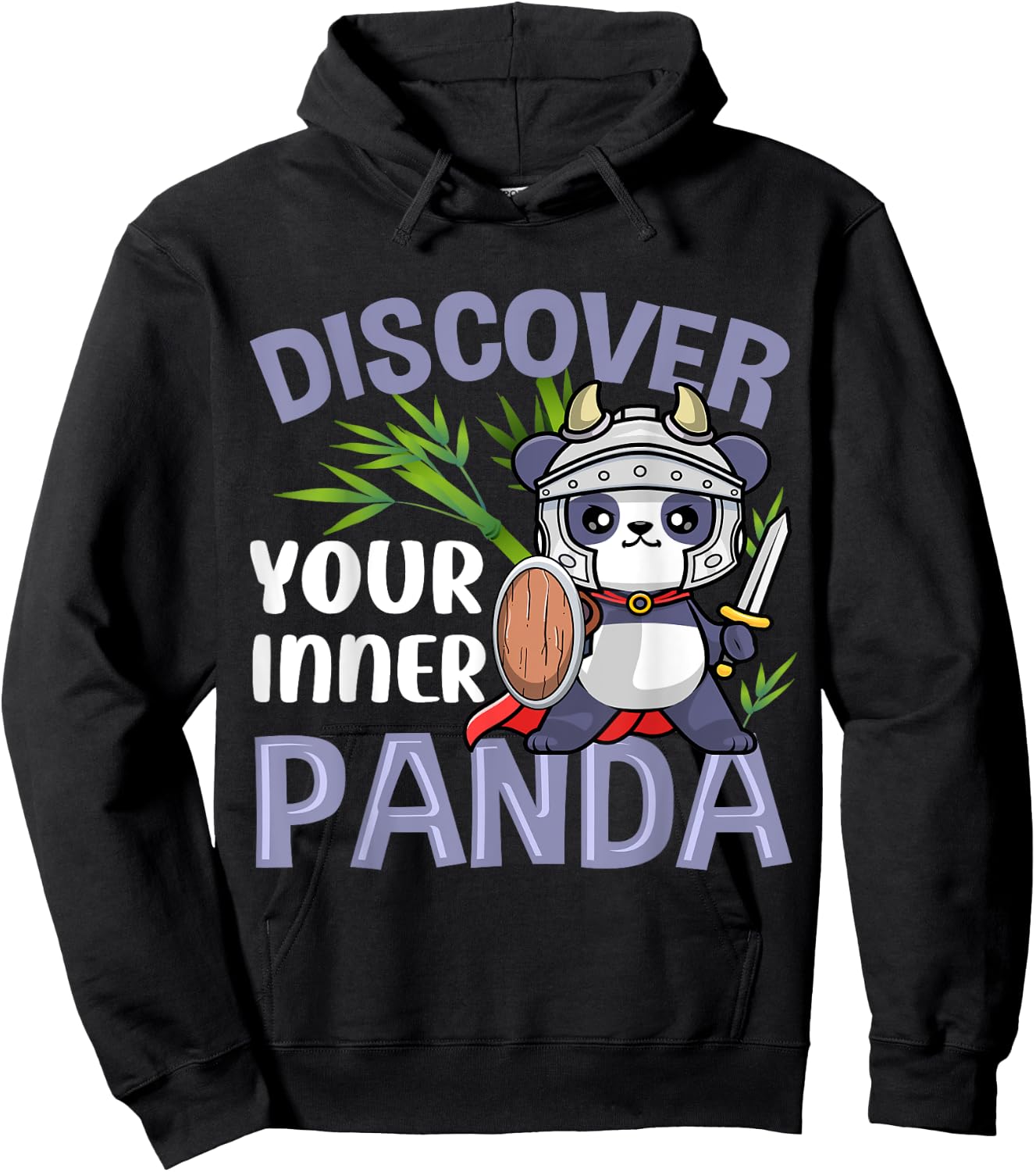 Discover Your Inner Panda Hoodie - Hoodie | Black
