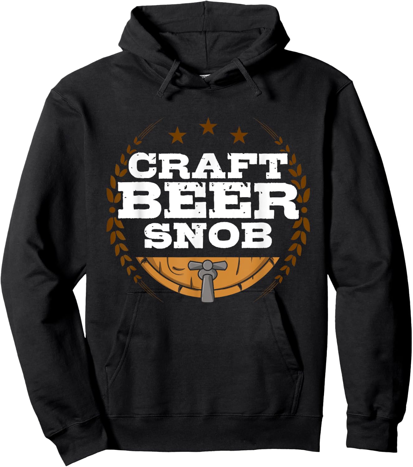 Craft Beer Snob Funny Craft Beer Hoodie - Hoodie | Black