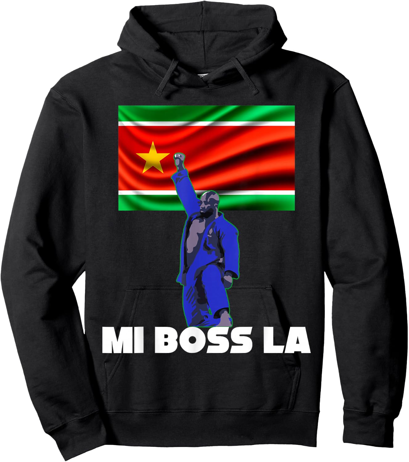 Guadeloupe Judo Champion The Boss Man Woman Child , Black, S Hoodie - Hoodie | Black