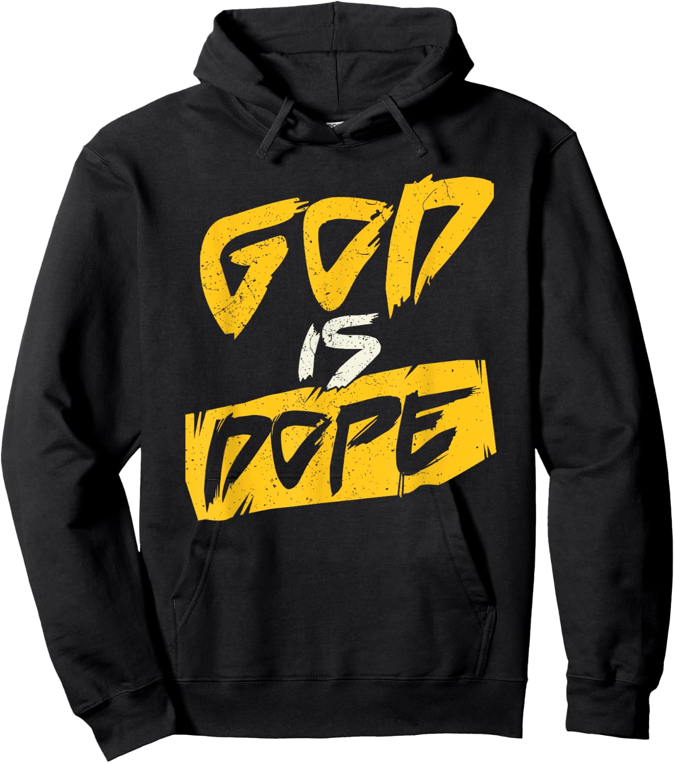 Funny Christian Design God is Dope Hoodie - Hoodie | Black