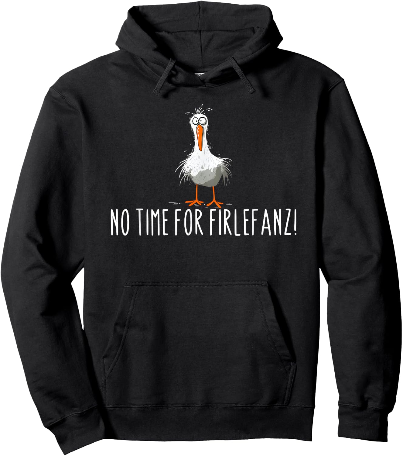 No Time for Firlefanz , black Hoodie - Hoodie | Black