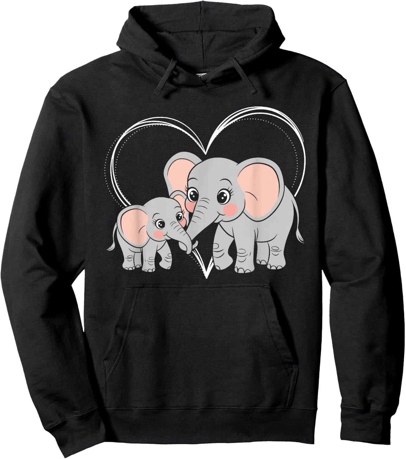 Elephant Hoodie - Hoodie | Black