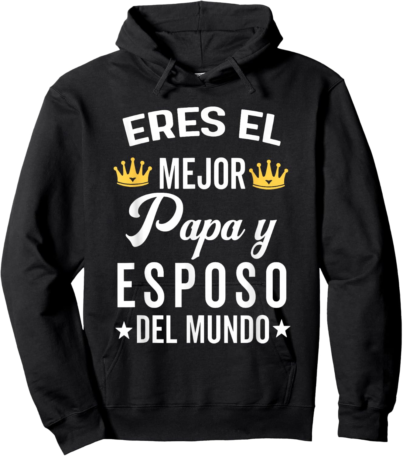 Eres Un Papa Genial Y El Mejor Abuelo En Todo El Mundo Hoodie - Hoodie | Black