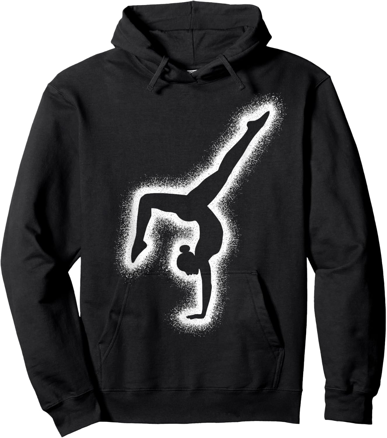 Gymnastics Handstand Girls Kids Gymnastics Women's , black Hoodie - Hoodie | Black
