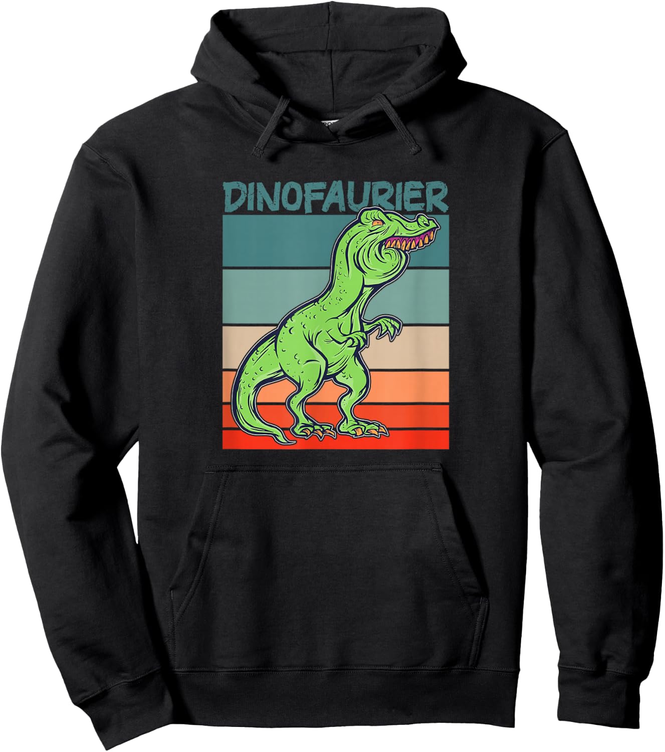 Dinosaurier | Dinofaurier | Meme Hoodie - Hoodie | Black
