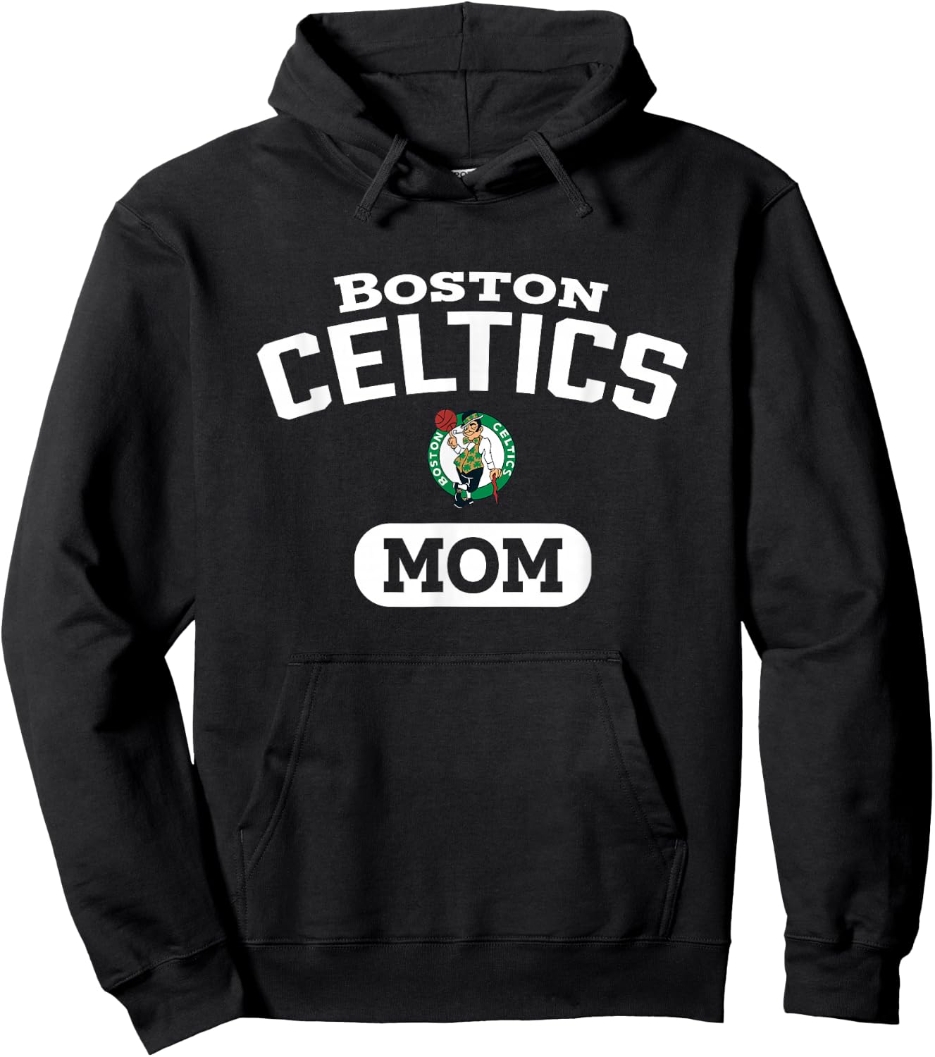 NBA Boston Celtics Mom Arched Team Logo Hoodie - Hoodie | Black