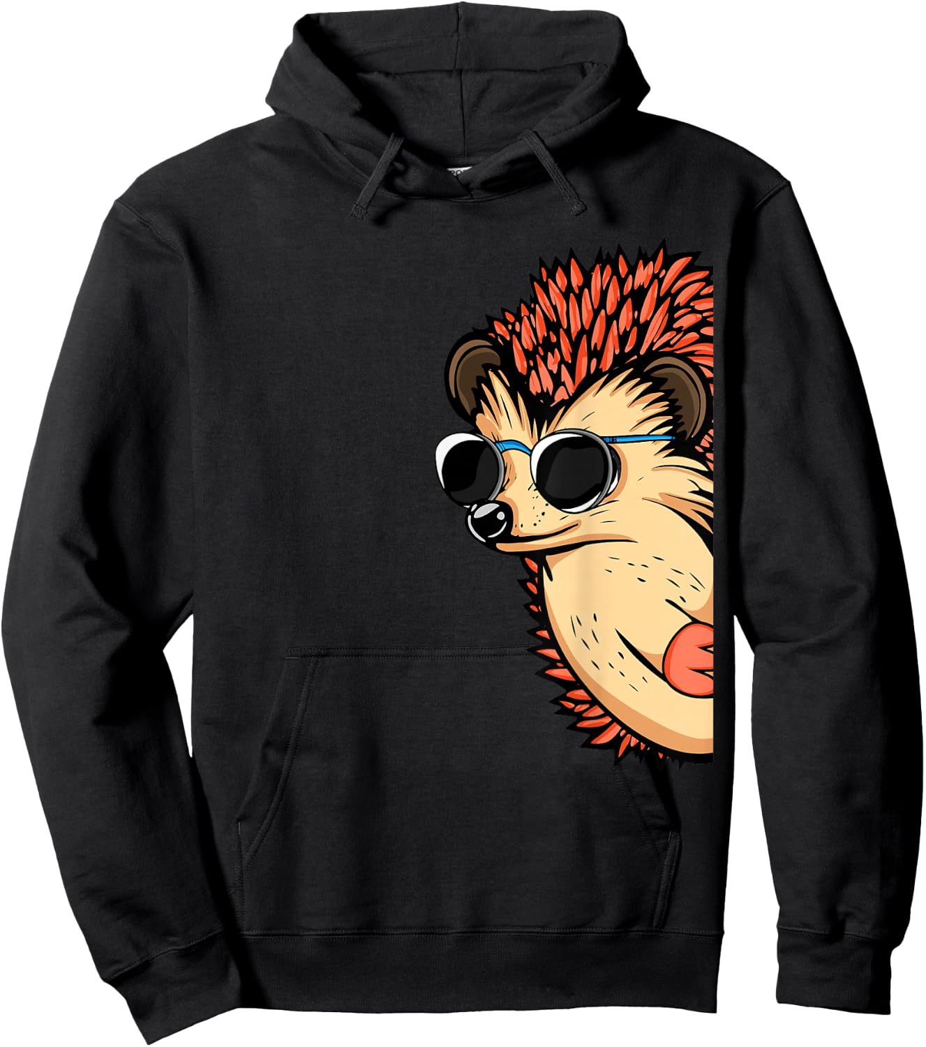 Cool Hedgehog Lovers Children's Sunglasses Hedgehog Hoodie - Hoodie | Black