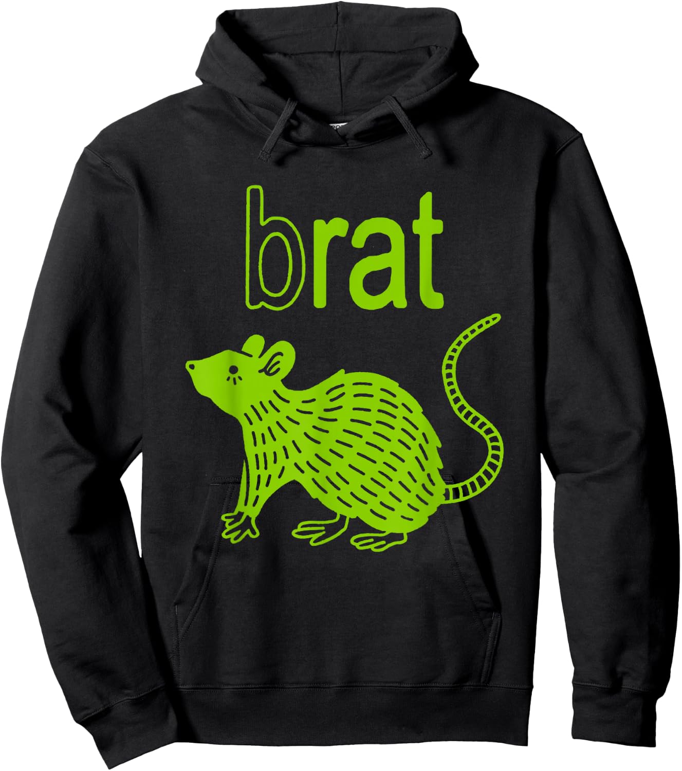 Brat B Rat Mouse Funny Apparel Hoodie - Hoodie | Black