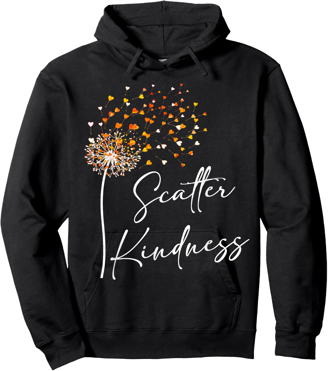 Scatter Kindness Unity Day Anti-Bullying Be Kind Hoodie - Hoodie | Black