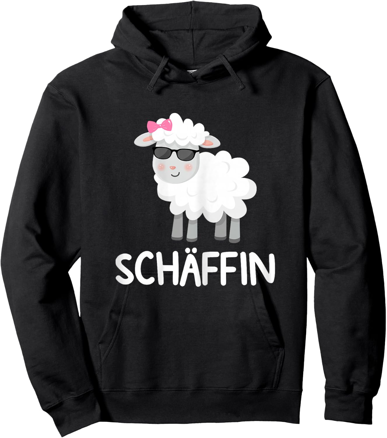 Schäffin Chefin Schäf , black Hoodie - Hoodie | Black