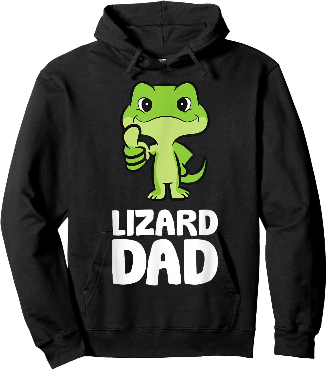 Lizard Dad Reptile Owner Herpetology Lizard Dad Hoodie - Hoodie | Black