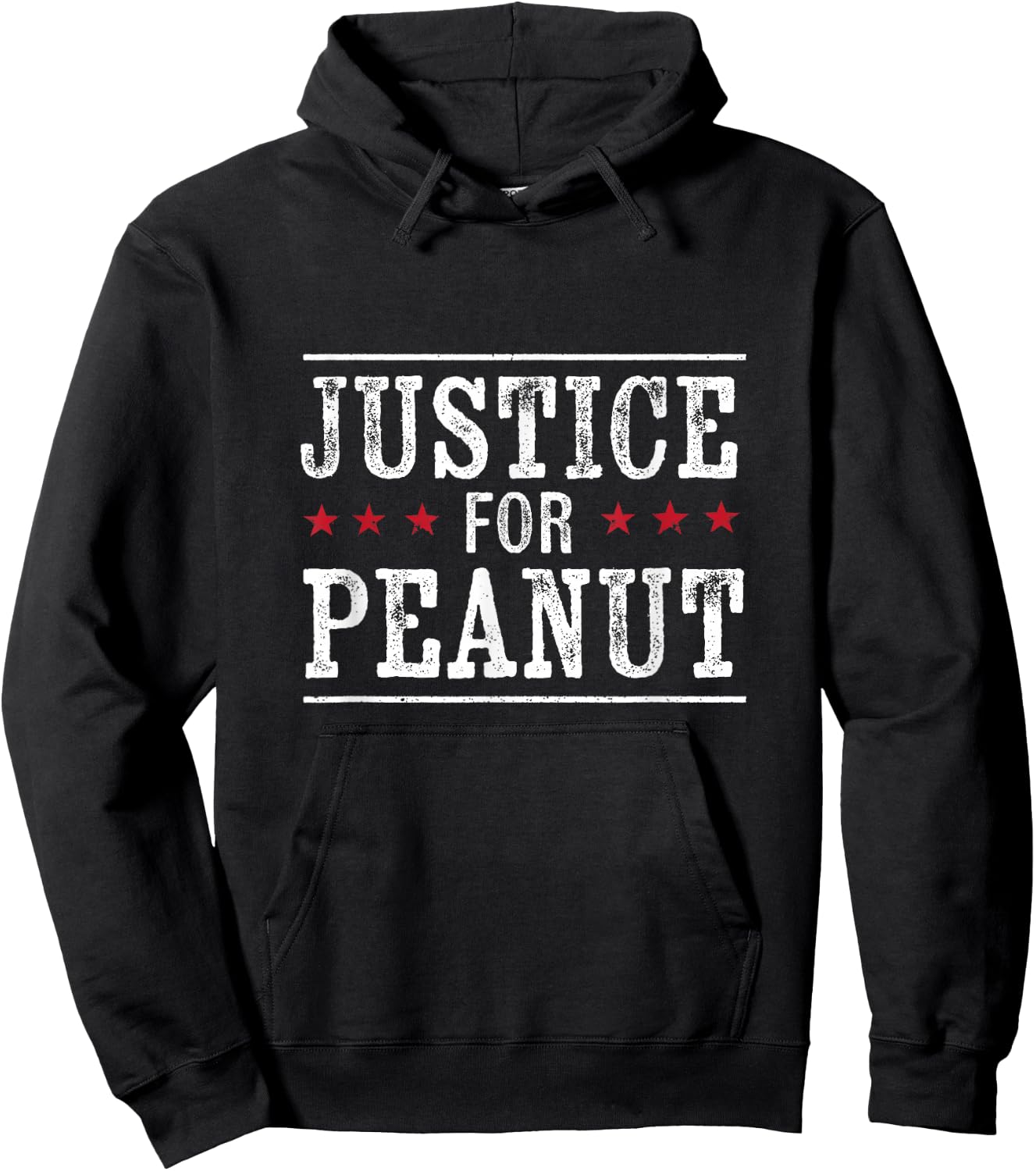 Justice For Peanut The Squirrel - Peanut Squirrel Hoodie - Hoodie | Black