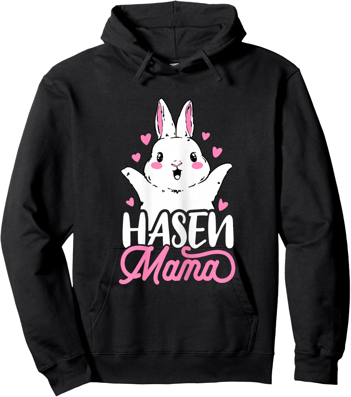 Oster Osterhase Spruch Hasen Ostern Ostereier Hoodie - Hoodie | Black