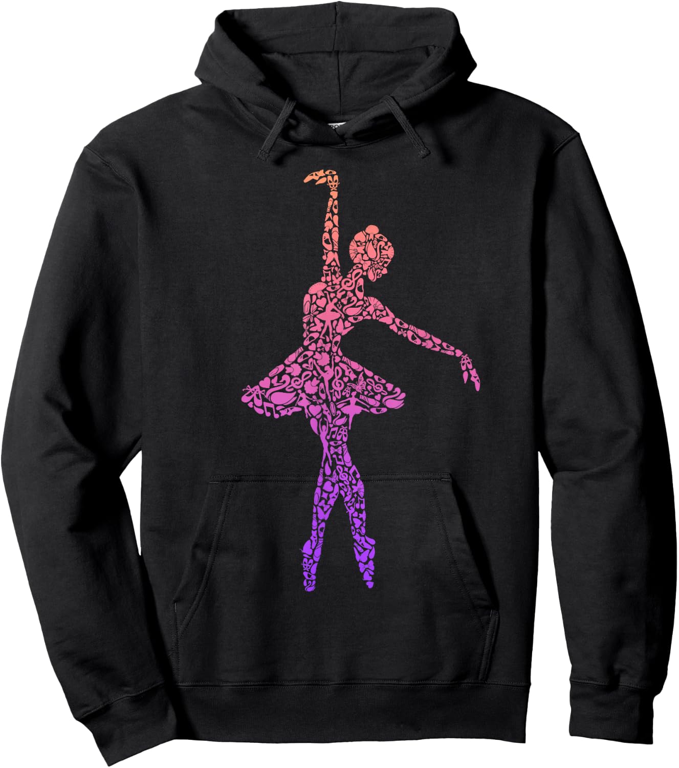 Balletttänzerin Ballerina Tanzen Mädchen Ballett Tänzerin Hoodie - Hoodie | Black