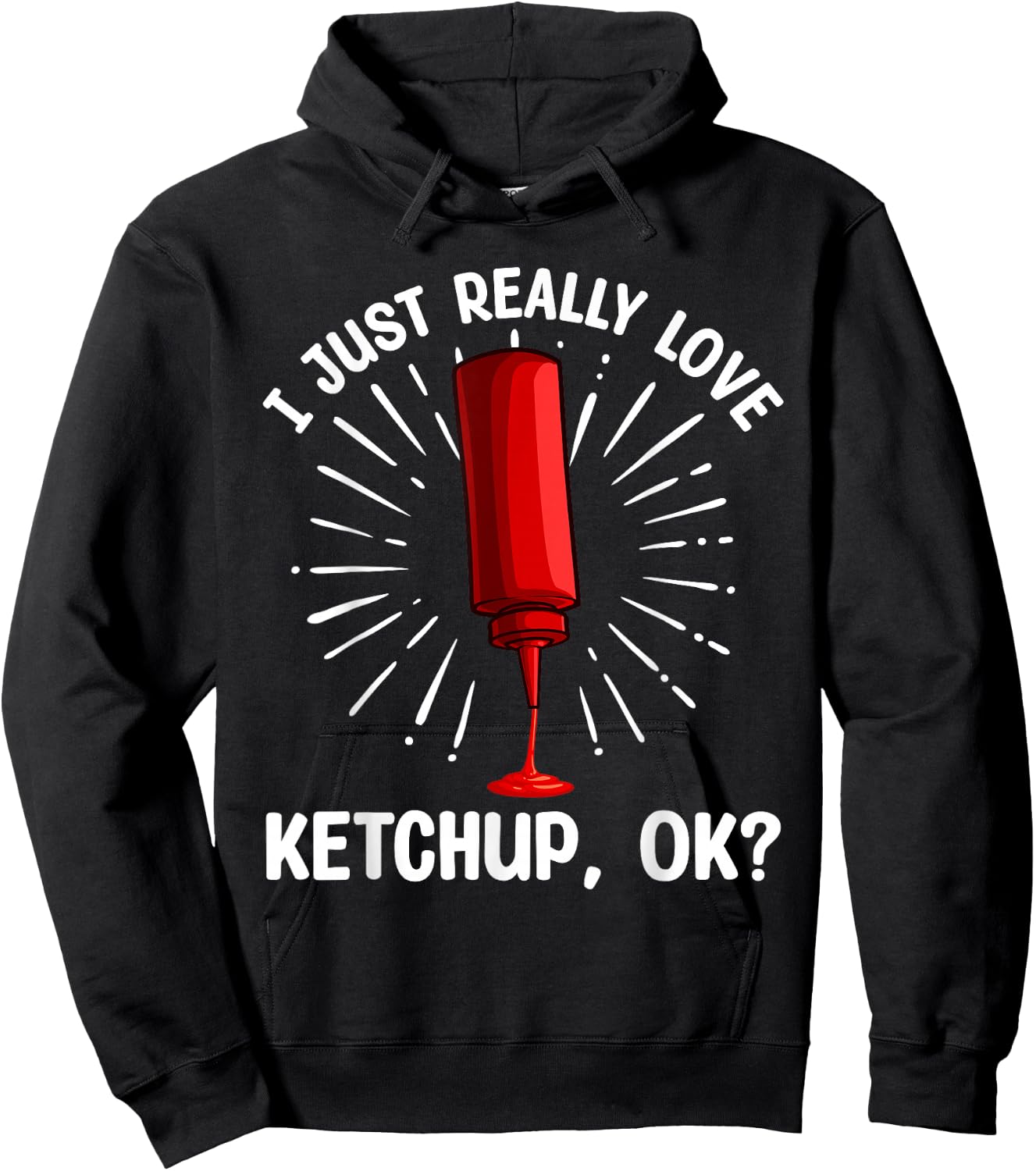 Cool Ketchup Art Women Ketchup Themed Ketchup Lover Hoodie - Hoodie | Black