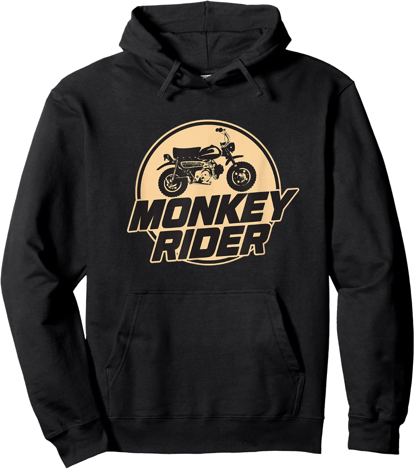 Monkey Rider Classic Moped Mofa Motorrad Gift Tea , black Hoodie - Hoodie | Black