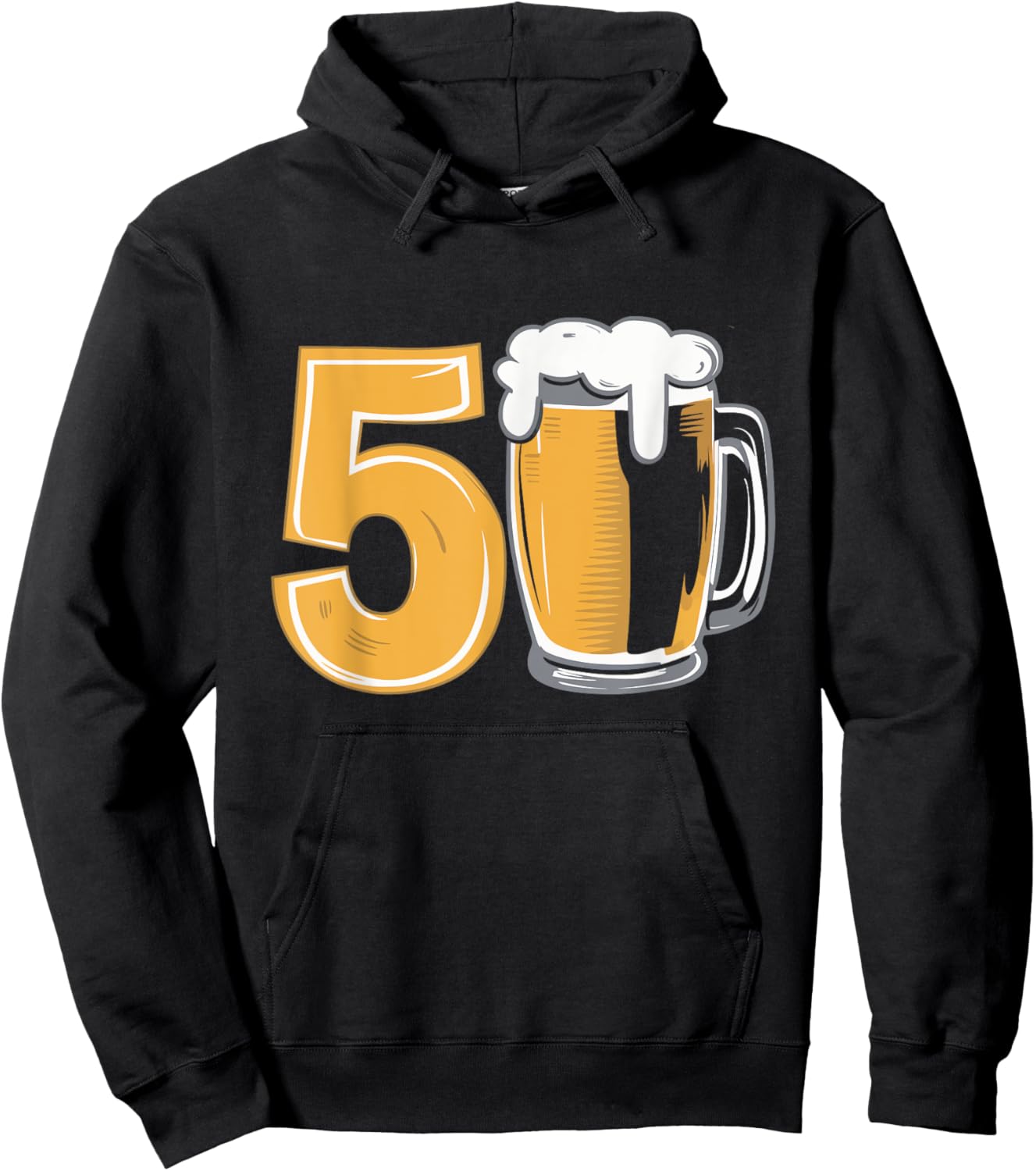 Beer Humor for your 50th Birthday Hoodie - Hoodie | Black
