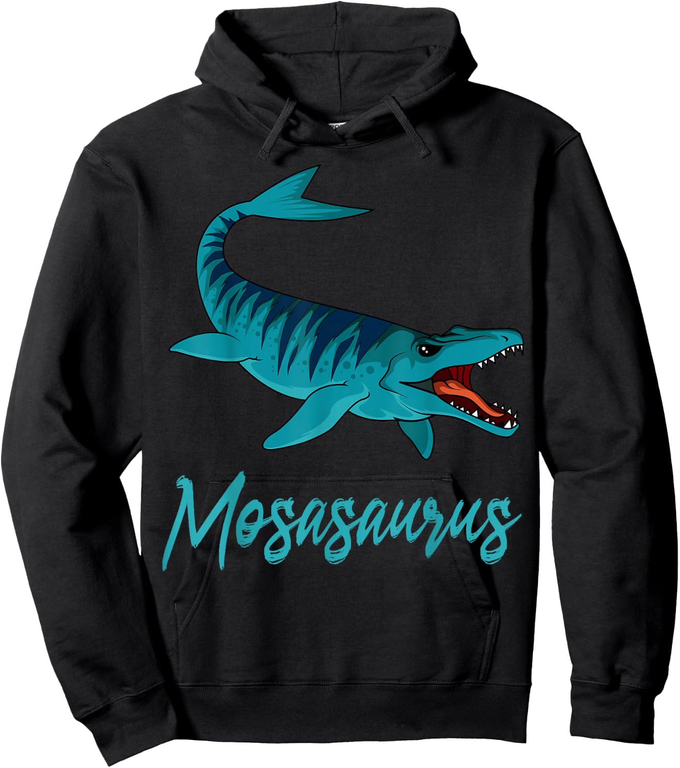 Mosasaurus Aquatic Dinosaur Paleontologist Prehistoric Hoodie - Hoodie | Black