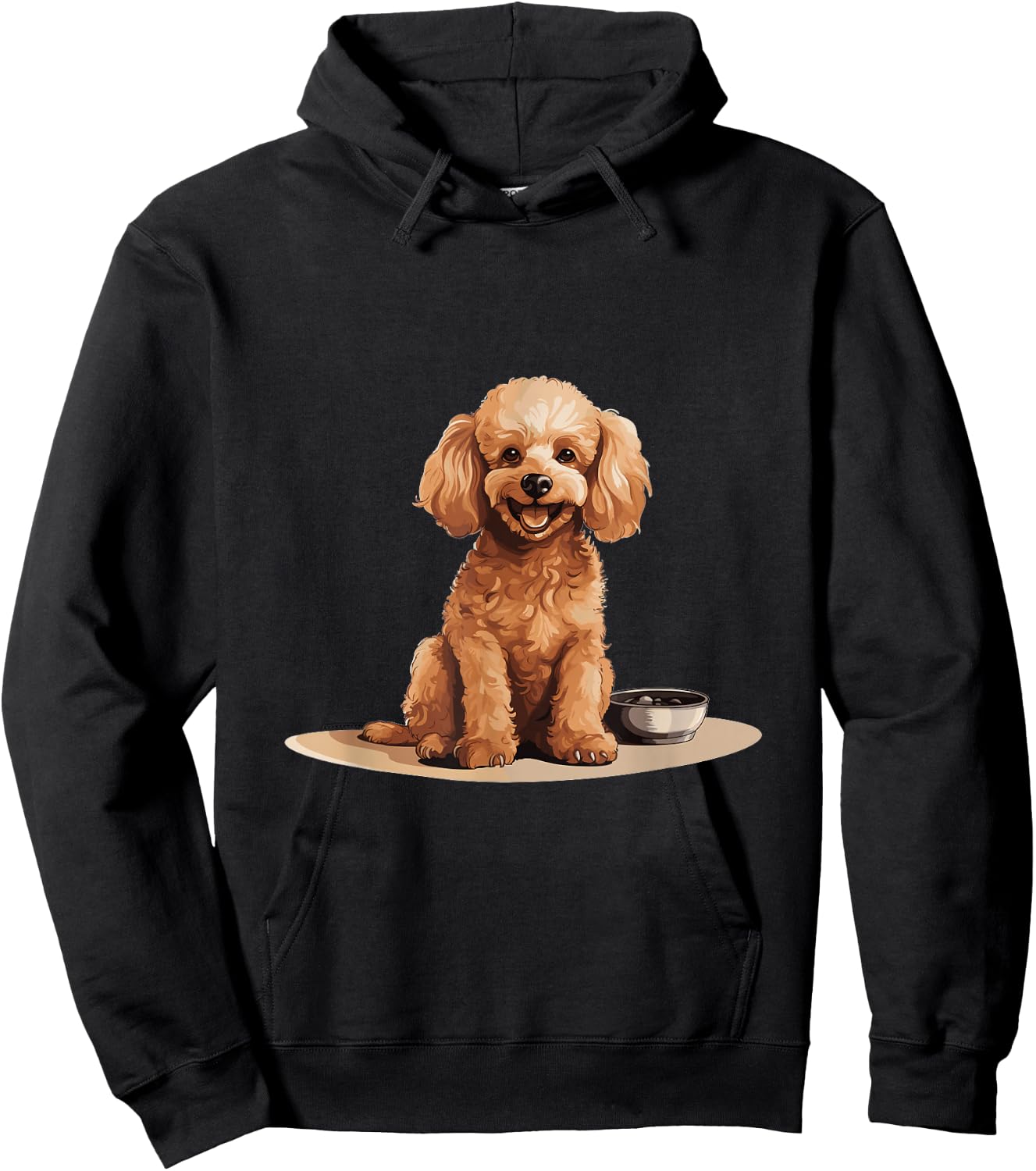 Toy Poodle Dog Breed Pet Cute Graphic Hoodie - Hoodie | Black