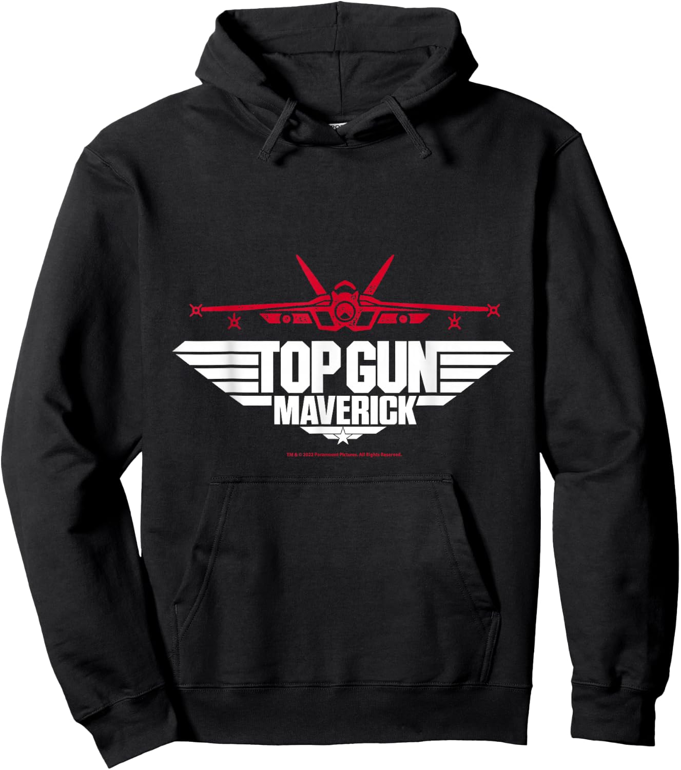 Top Gun Maverick Kampfjet Hoodie - Hoodie | Black