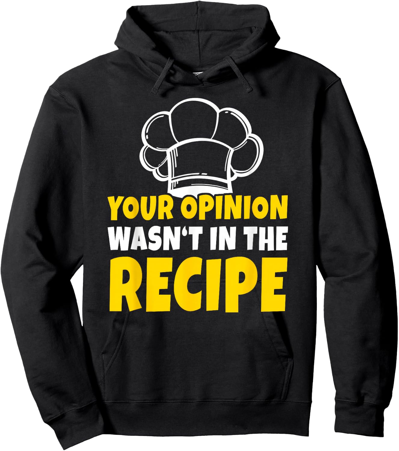 Kitchen Chef Cook Baking Cooking Humorous Joke: Men & Hoodie - Hoodie | Black