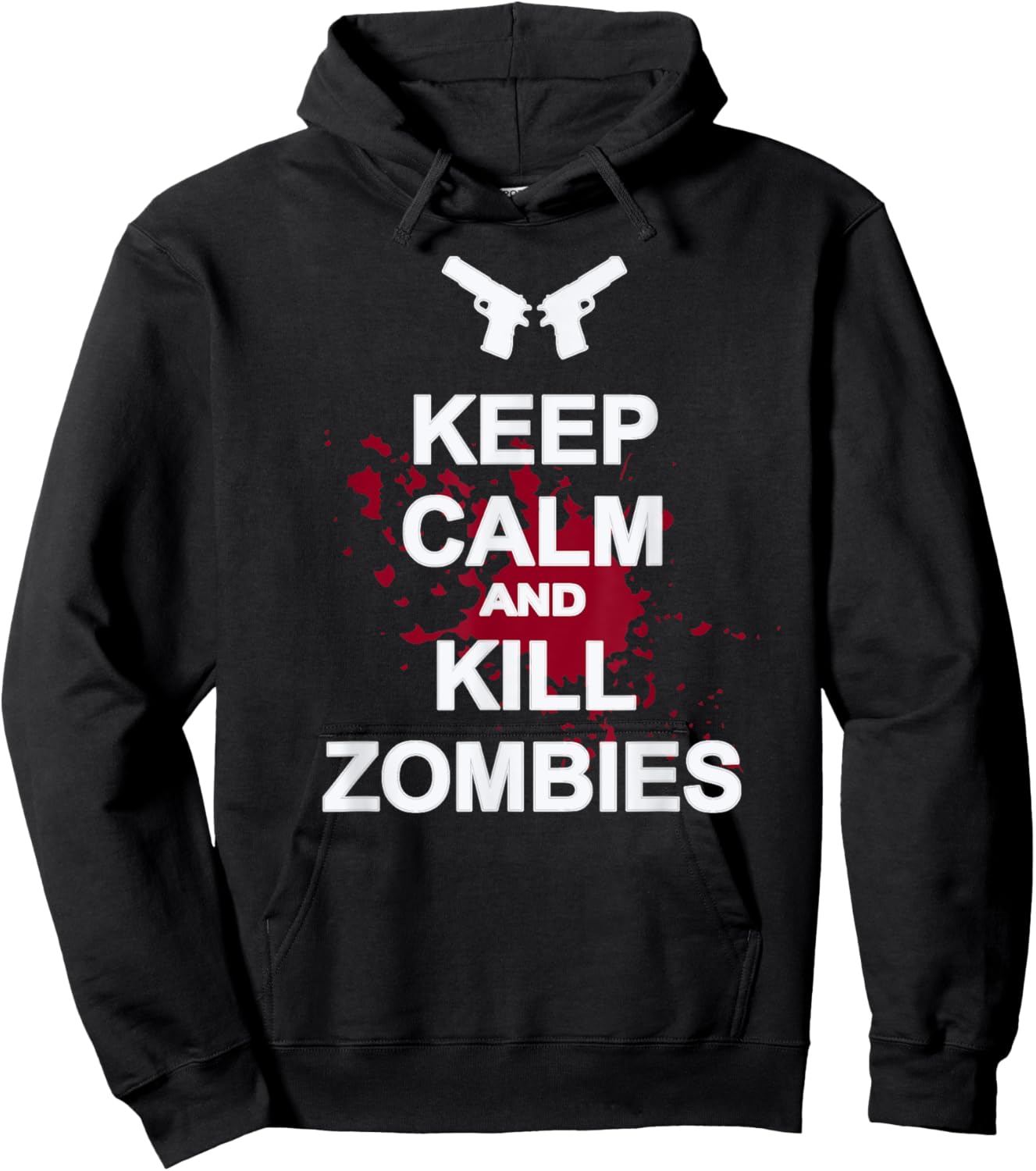 Keep Calm and Kill Zombies Shirt Hoodie - Hoodie | Black