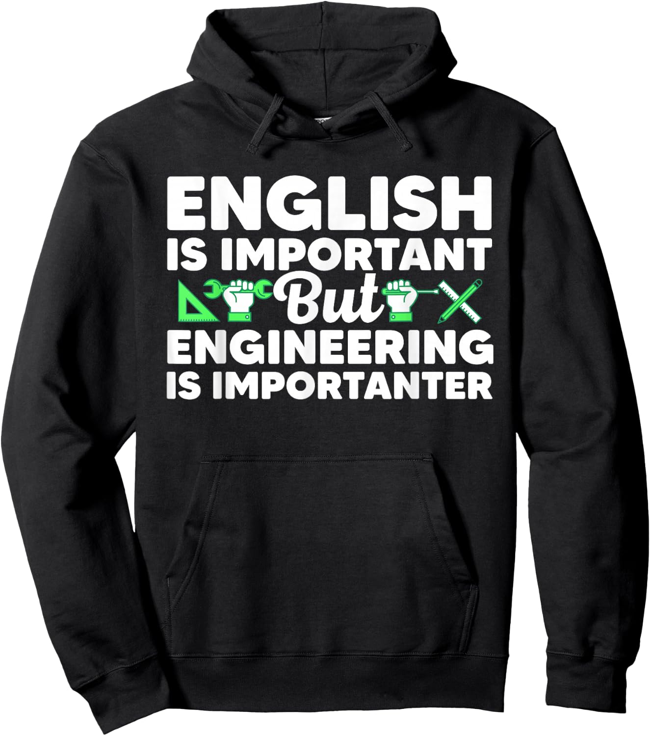 Funny Engineer Design Women Engineering Lovers Hoodie - Hoodie | Black