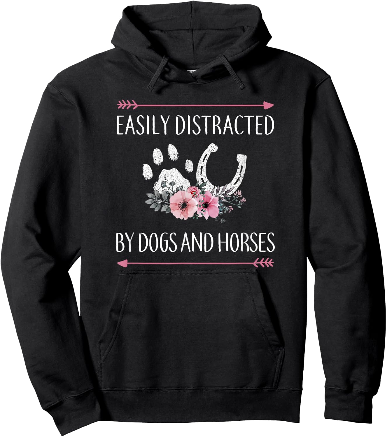 Horse Shirt For Horse Lovers Women Girls Teens Hoodie - Hoodie | Black