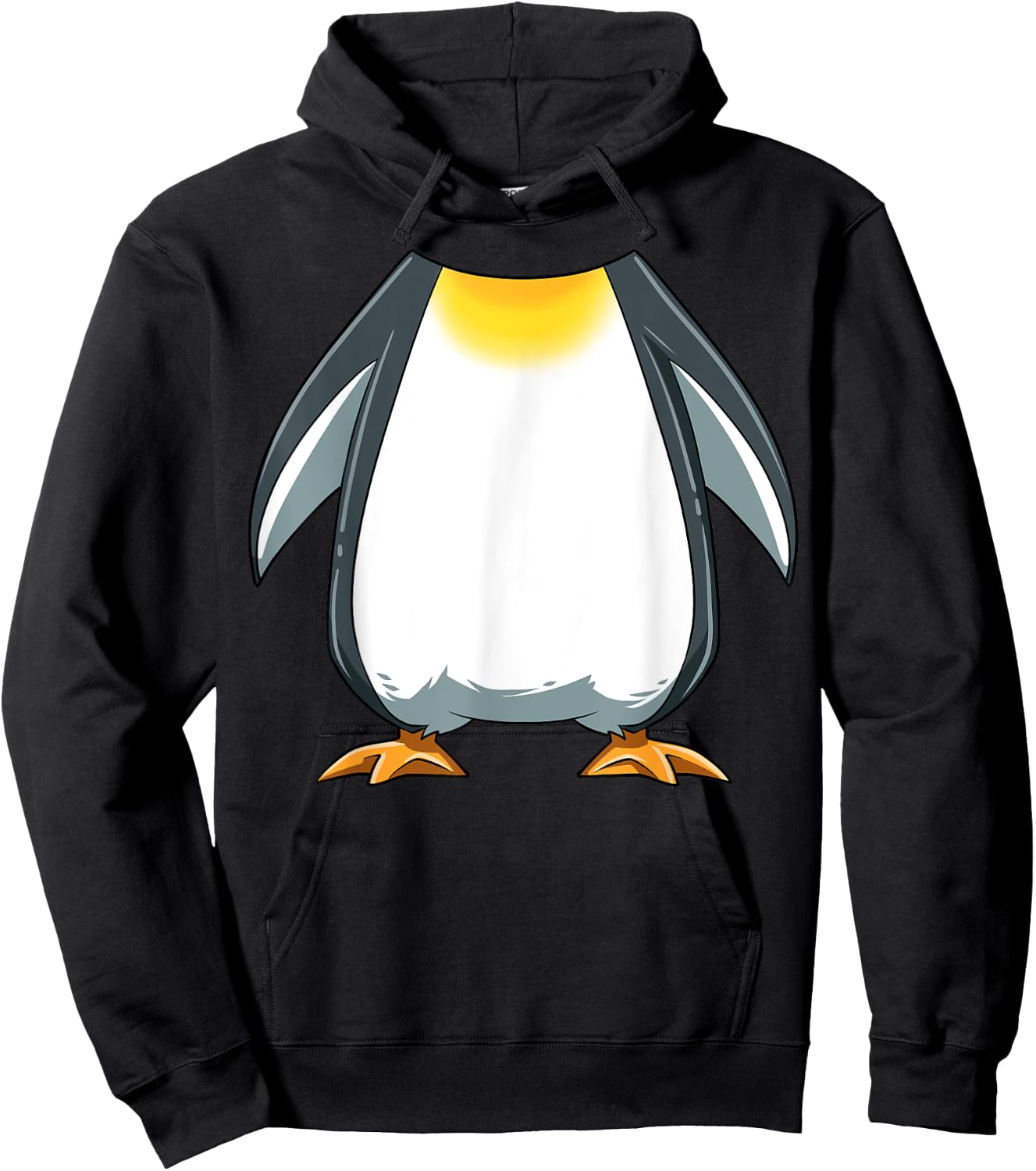 Funny Penguin Costume Penguin Body Headless Penguin Costume Hoodie - Hoodie | Black