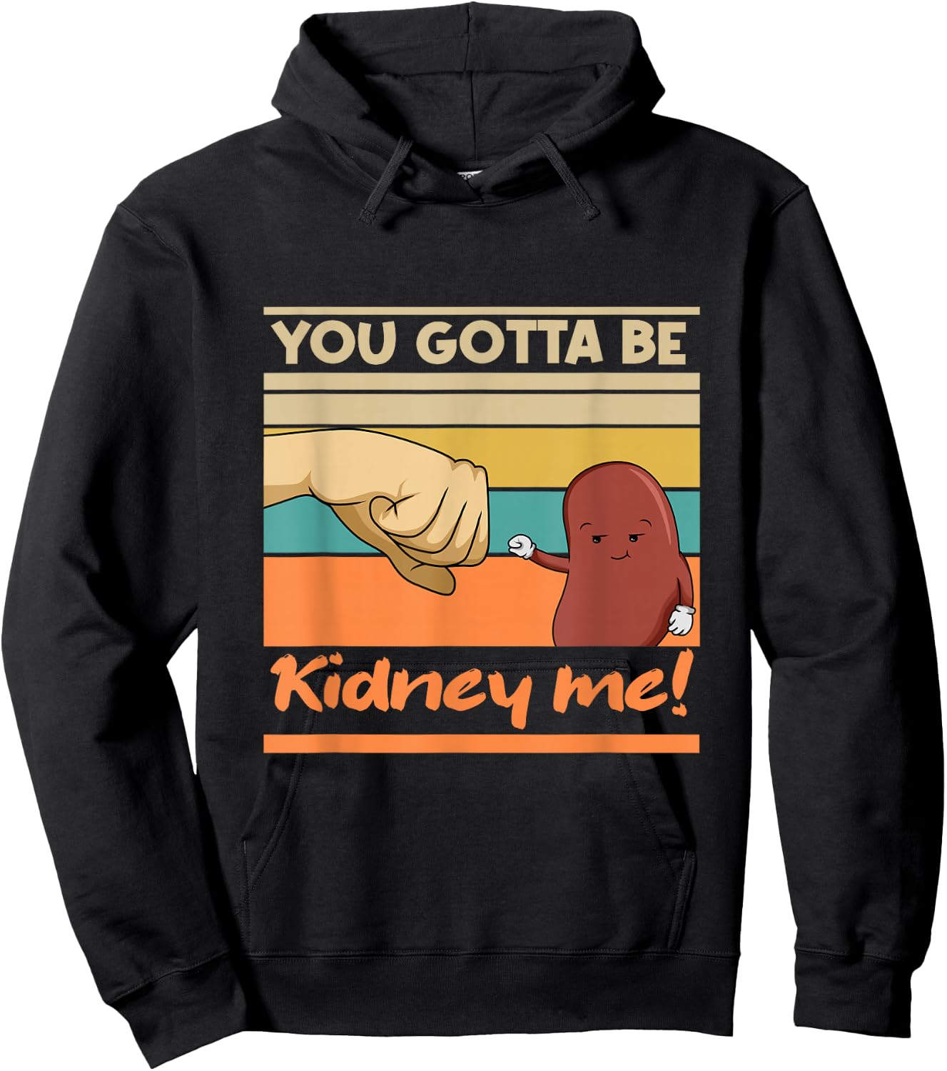 Organ Donation Funny Pun for Kidney Donors - , Black, Small, Short Sleeve, Classic Fit Hoodie - Hoodie | Black