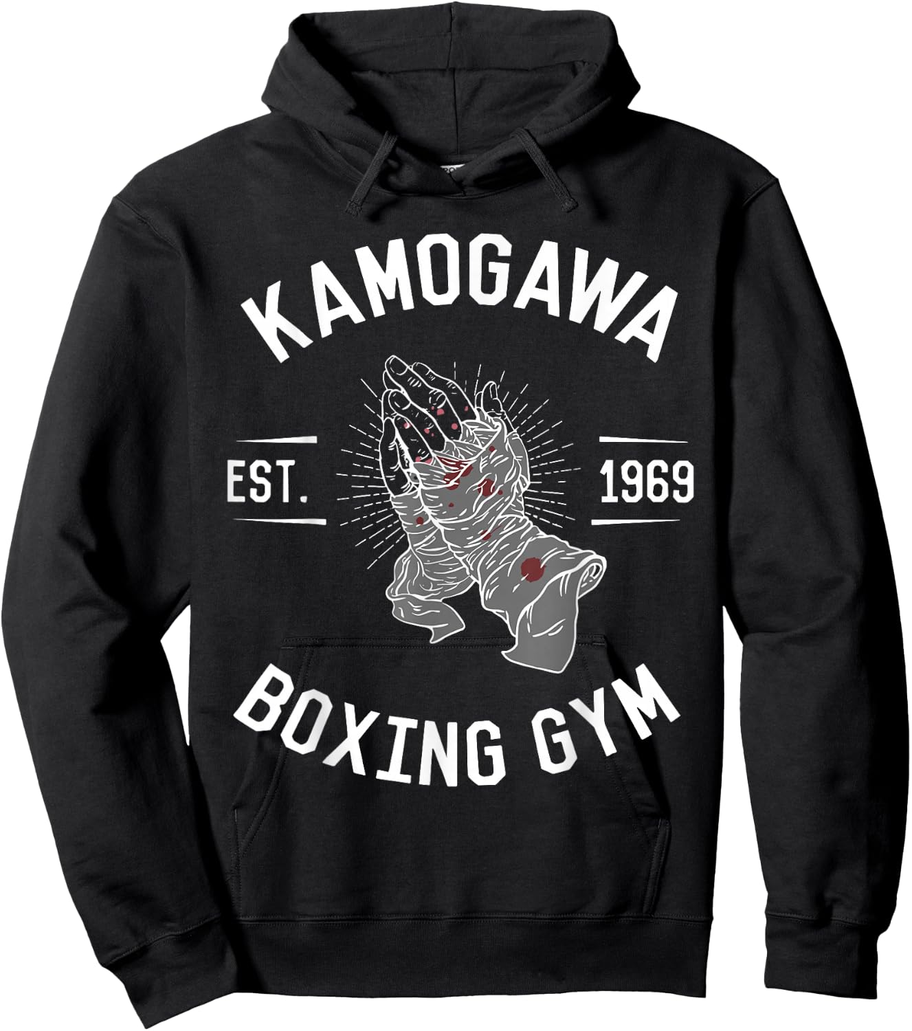 KBG(Kamogawa) Boxing Gym EST1969 Boxing , Black, S Hoodie - Hoodie | Black