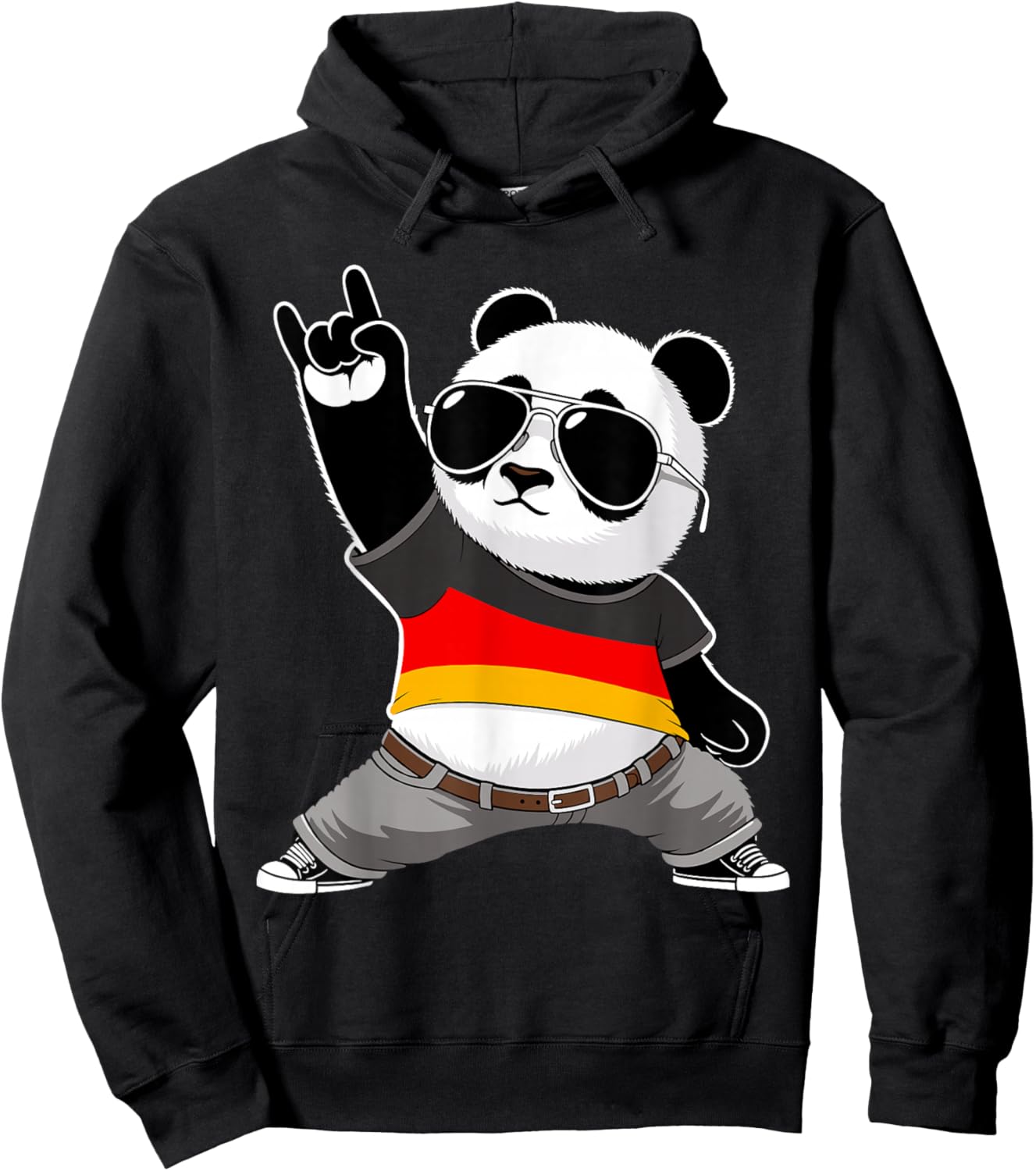 Deutschlandflagge Herren Damen Kinder Deutschland Hoodie - Hoodie | Black