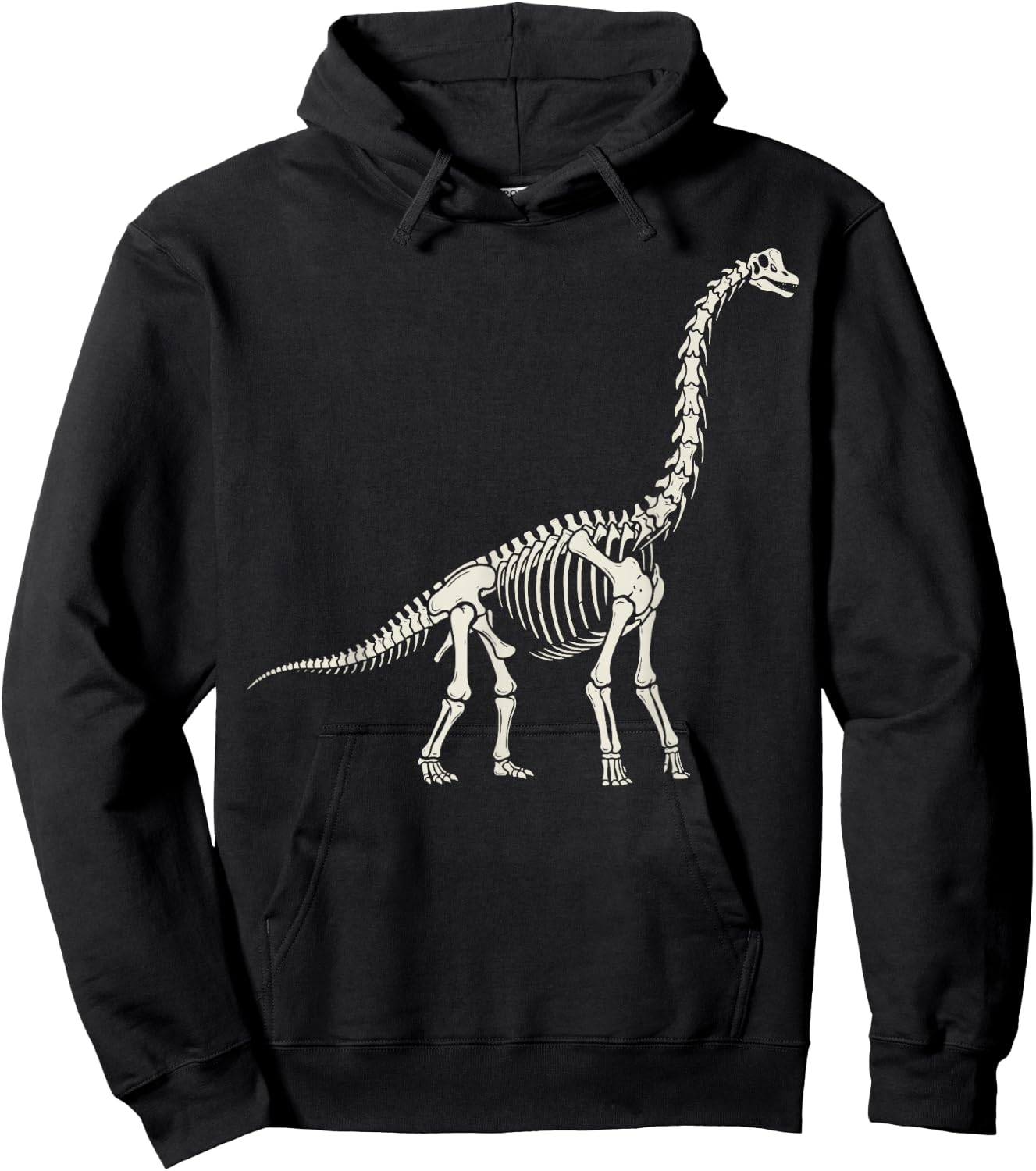 Brachiosaurus Skeleton Bones Museum Hoodie - Hoodie | Black