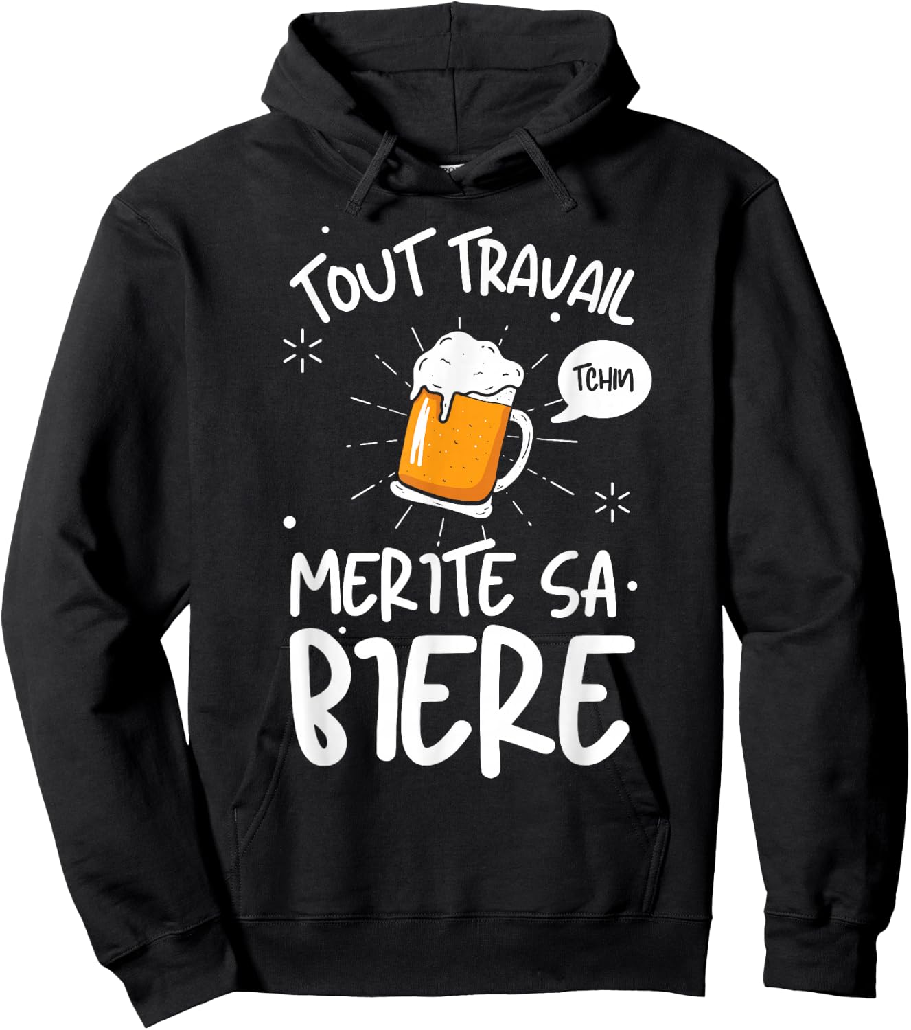 Noel Funny Beer Man Funny Beer Pressure , Black, S Hoodie - Hoodie | Black