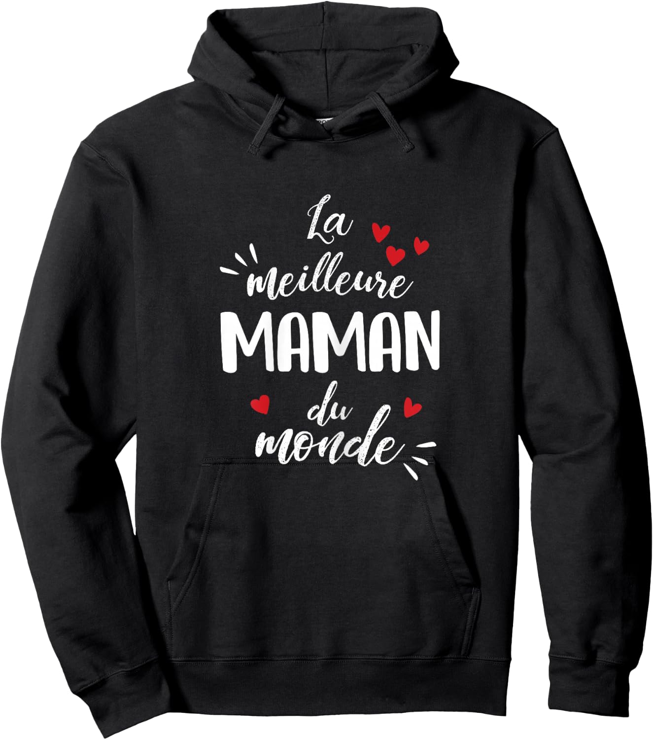 World's Best Mom Super Gift Mother's Day , Black Hoodie - Hoodie | Black