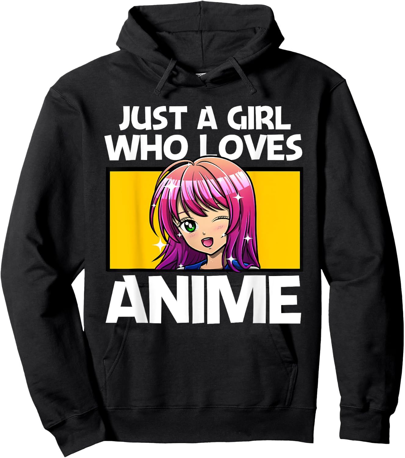 Anime Art Teen Girls Anime Merch Girl Anime Lovers Hoodie - Hoodie | Black
