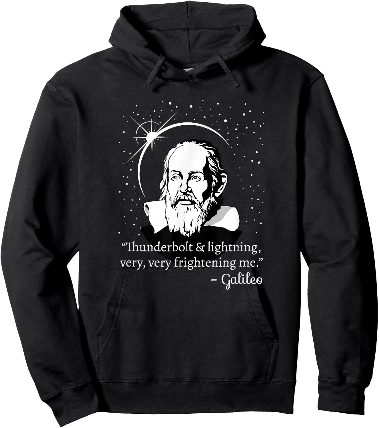 Thunderbolt and Lightning Galileo - Science Gift Hoodie - Hoodie | Black