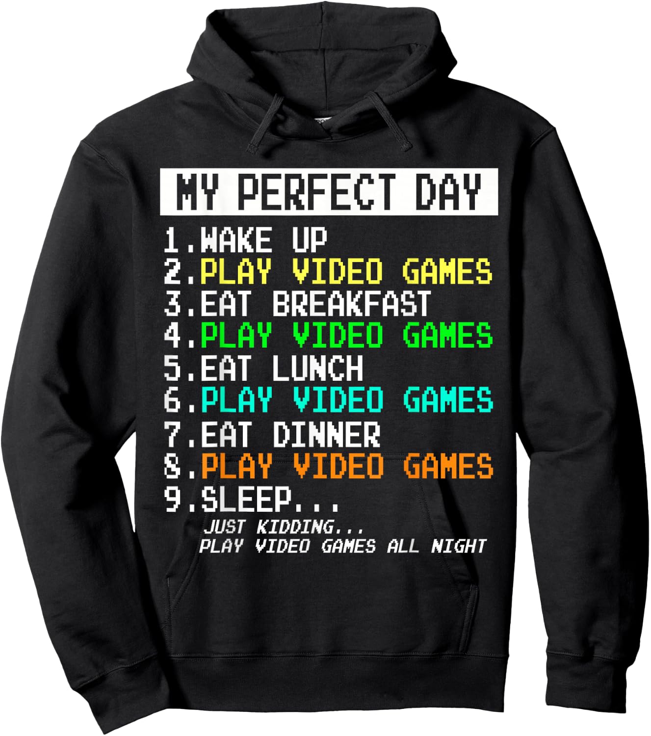 Gaming Apparel Video Game Gamer Gifts Men Boy Funny Humor Hoodie - Hoodie | Black