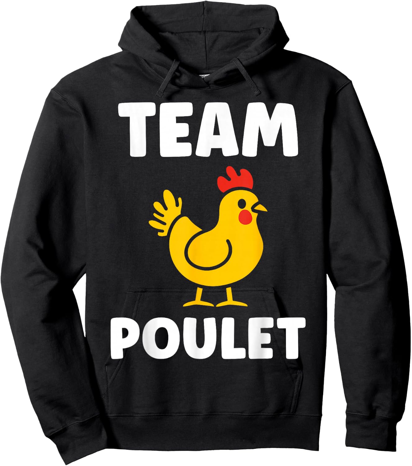 Chicken Humour Chicken Quote Team Chicken , Black, S Hoodie - Hoodie | Black