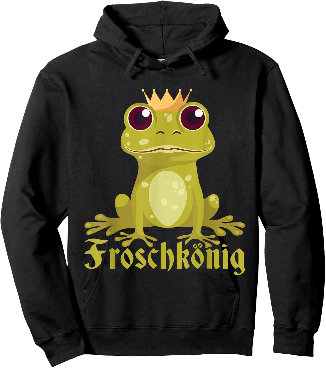 Frog King Carnival Costume Frogs Fancy Dress Men's , black Hoodie - Hoodie | Black