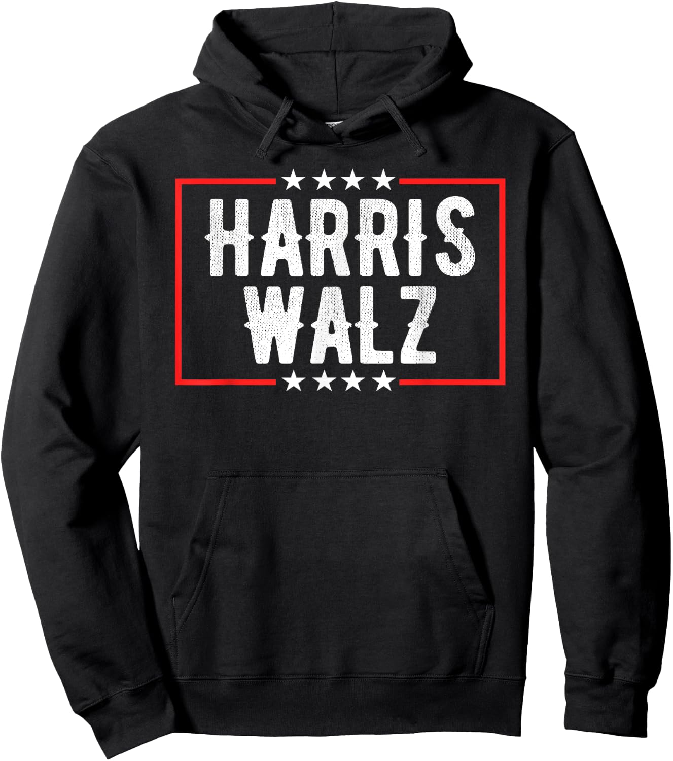 Blue Harris Walz 2024 Harris Waltz 2024 Hoodie - Hoodie | Black