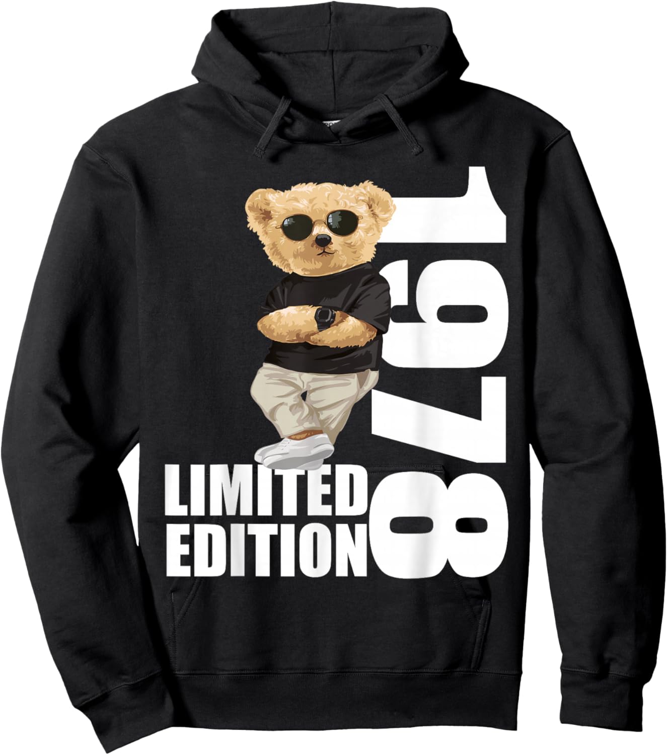 Limited Edition 1978 Bear Bear Birthday 1978 Vintage 1978 Hoodie - Hoodie | Black