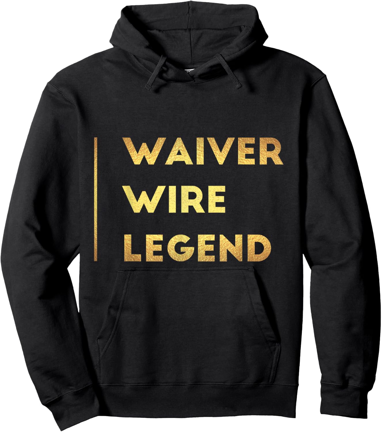 Fantasy Football Gifts Waiver Wire Shirt Sports Hoodie - Hoodie | Black