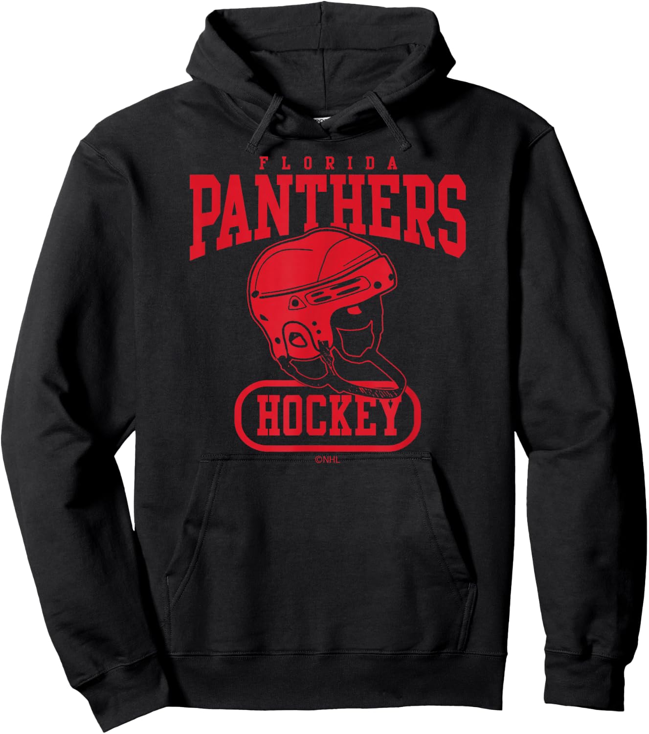 Florida Panthers Helmet Navy Officially Licensed Hoodie - Hoodie | Black