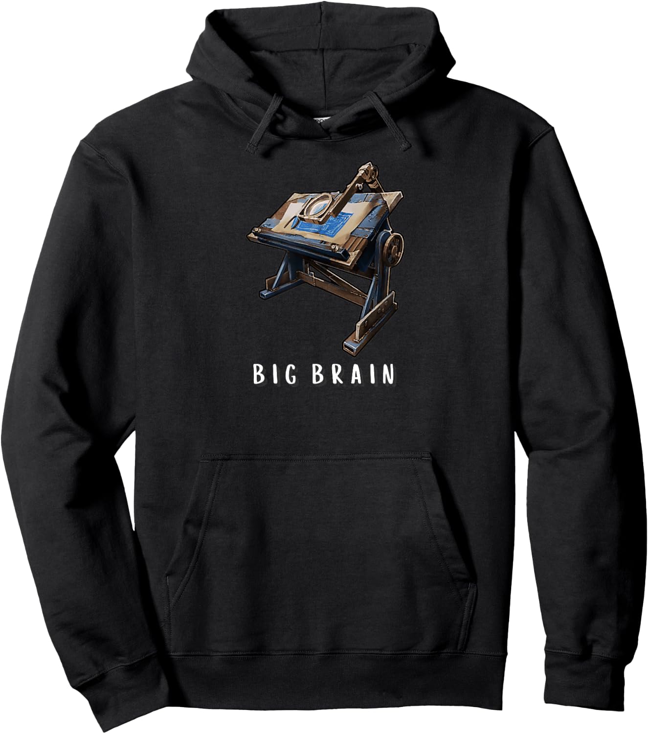 Cool Gaming Survival Rust Research Big Brain Stream Hoodie - Hoodie | Black