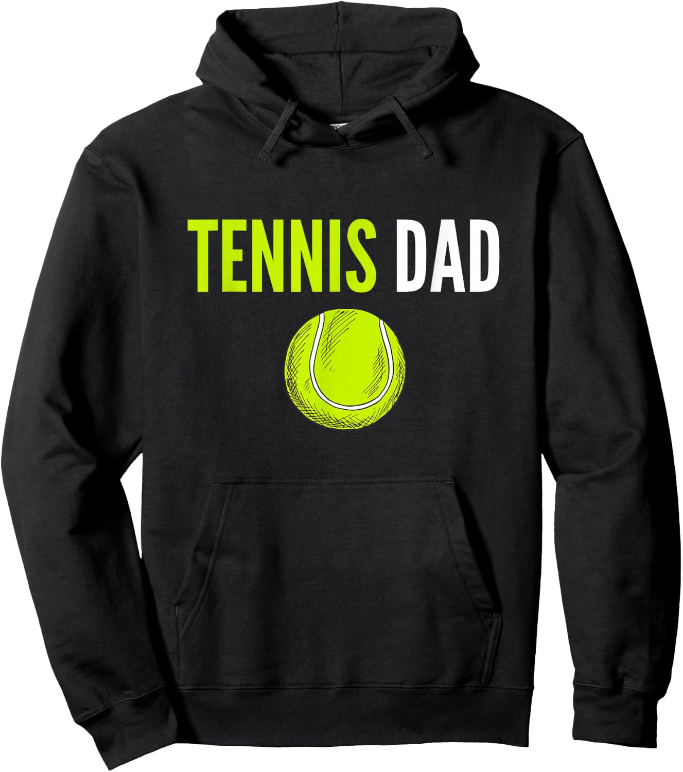 Tennis Dad Funny Tennis Dad Humor Tennis Lover Hoodie - Hoodie | Black