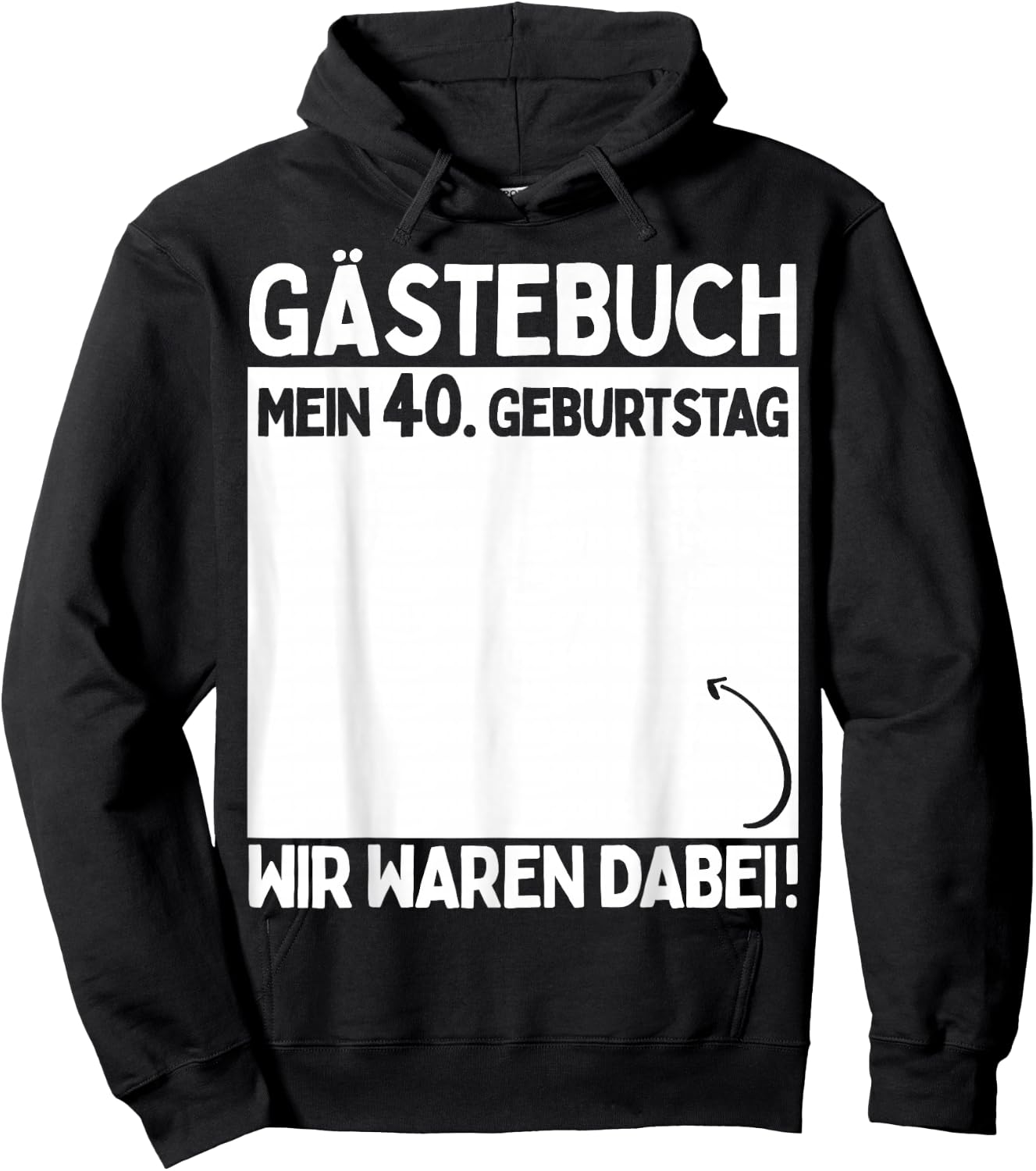 40th Birthday Man Woman 40 Years 1984 Decorative Funny Gift , black Hoodie - Hoodie | Black